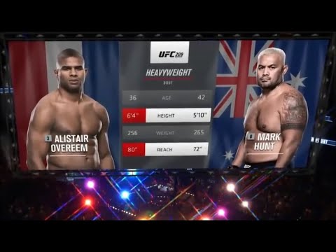 Alistair Overeem vs Mark Hunt full fight