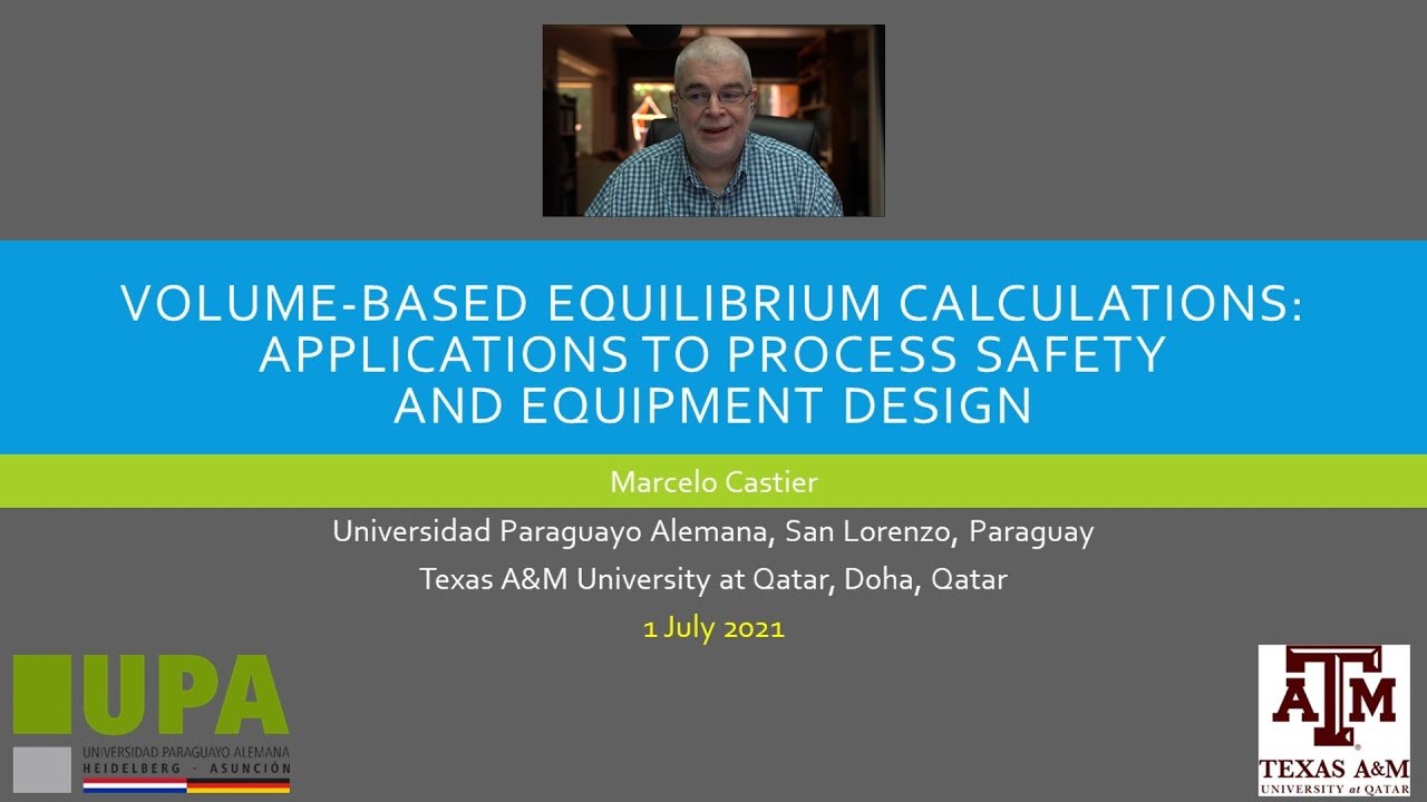 Volume-based equilibrium calculations: applications to process safety and equipment design