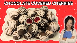 CHOCOLATE COVERED CHERRIES #subscribe #trending #homemade #foodie #recipe #new #christmas #fun #fyp
