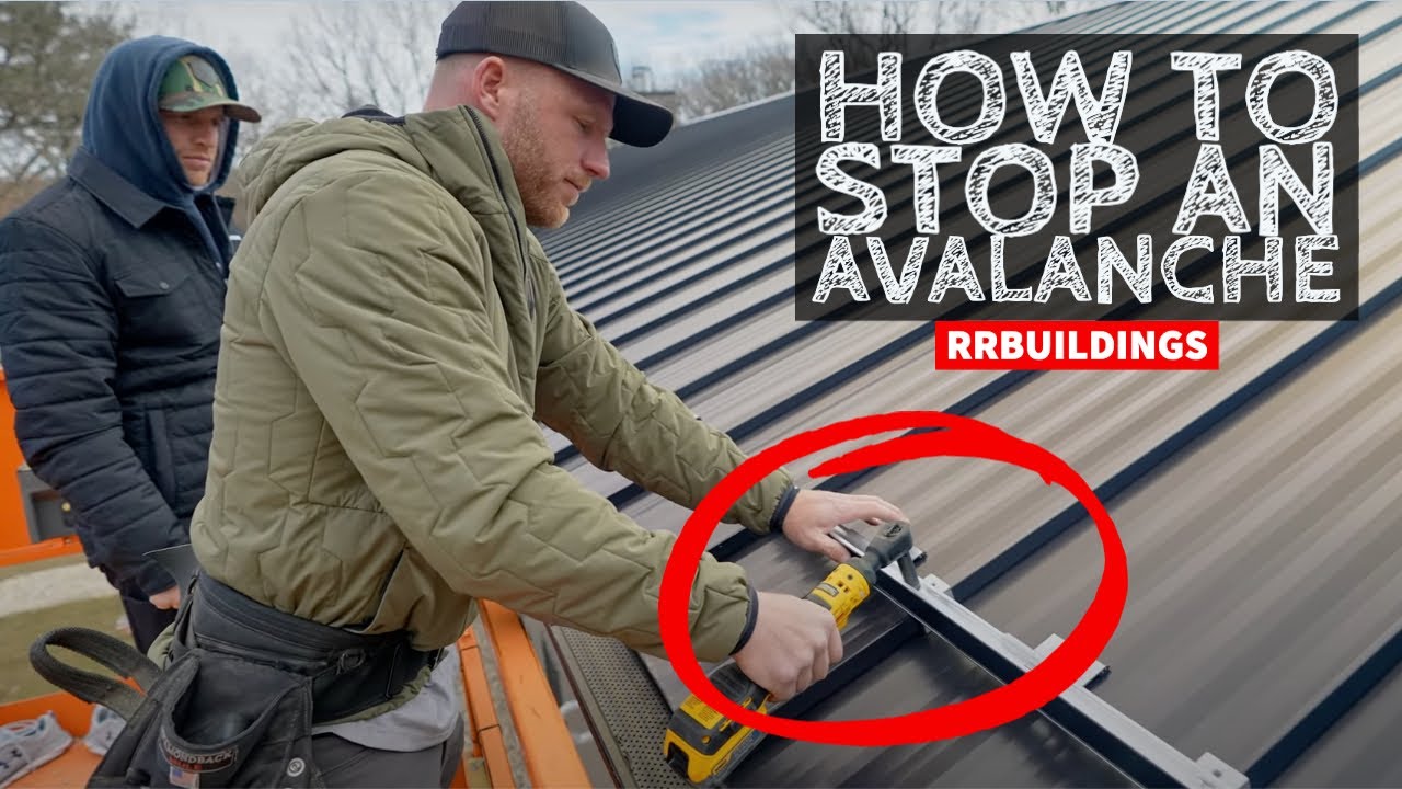 How do you stop avalanches on a metal roof? Tipseri