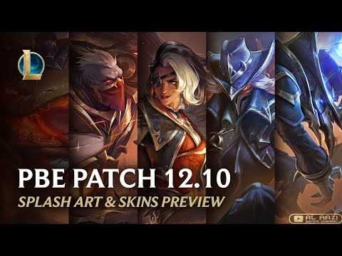 High Noon 2022 Part 2 | 1080p 60fps Splash Art & Skins Preview | Patch 12.10 - League of Legends