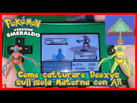 Come catturare Deoxys su Pokèmon Smeraldo e ottenere Masterball infinite Action Replay Pokemon