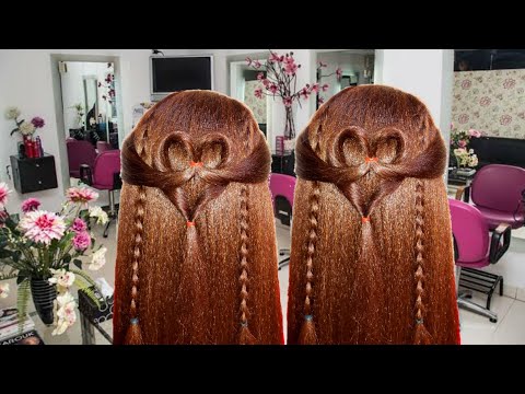 Beautiful simple & easy hairstyle |Latest & Trending hairstyle for wedding and parties by #ModernWin