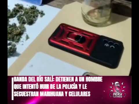 DETIENEN A UN HOMBRE QUE INTENTÓ HUIR DE LA POLICÍA Y LE SECUESTRAN MARIHUANA Y CELULARES