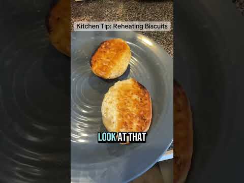 Kitchen tip: reheat biscuits in a toaster