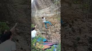 Video thumbnail of El Camaleón, 7A+. Tamajón