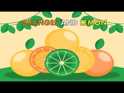 Oranges and Lemon Song | Oranges & Lemon are good for your tummy | Nursery Rhyme | The Kid Next Door