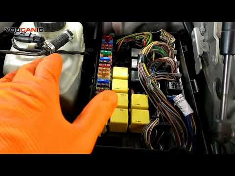 2012-2020 Mercedes-Benz SL-Class SL400 R231 Fuse Box Location