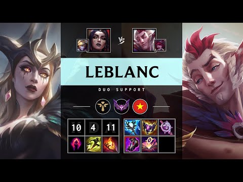 LeBlanc Support vs Rakan - VN Master Patch 25.13
