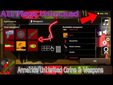Annelids Game Play | All Weapons Unlocked🔥 | All Levels & Maps Unlocked💥💥 | Technical S Gamer.