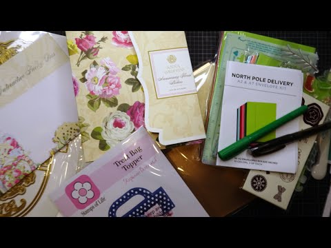 HSN October 7 Craft Day Haul! including Diamond Press Envelope Template Autoship #2 Unboxing!
