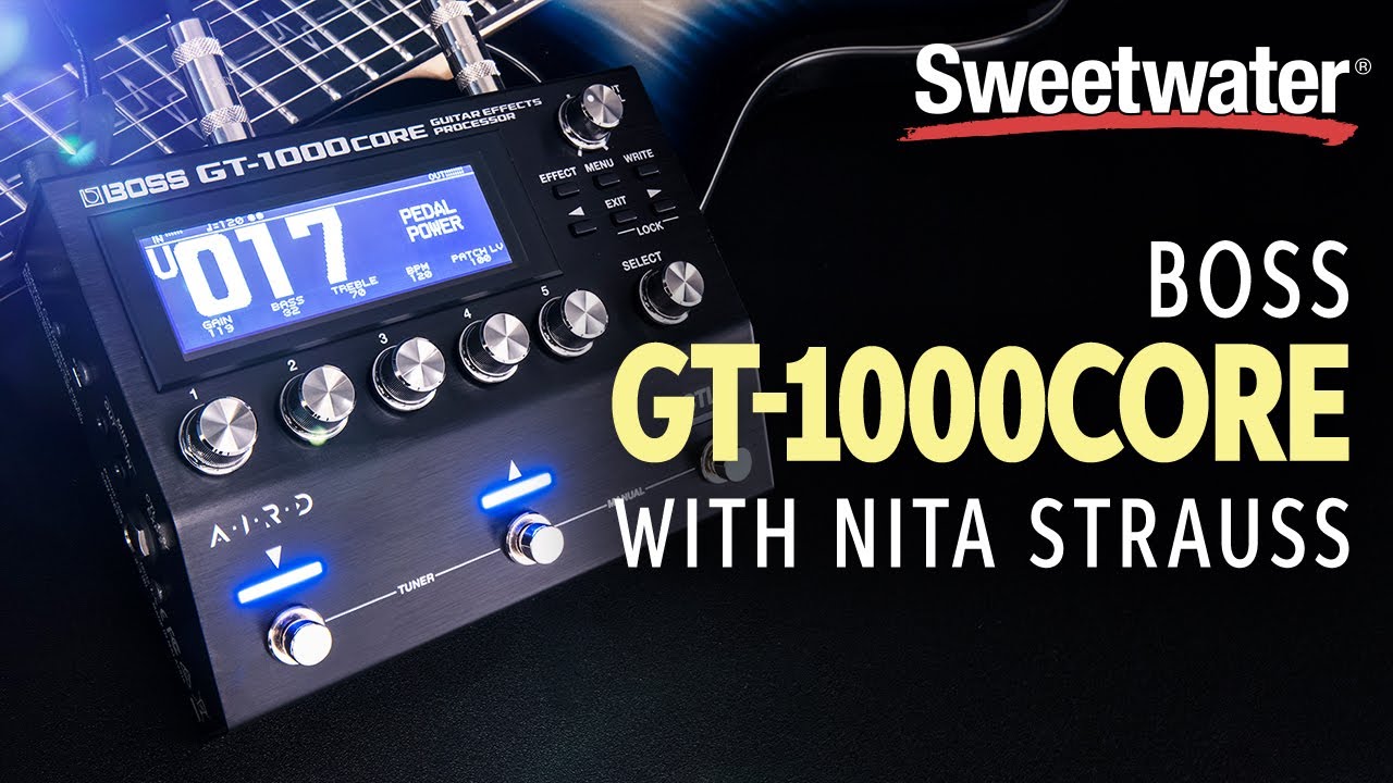 BOSS GT-1000CORE Demo with Nita Strauss - YouTube