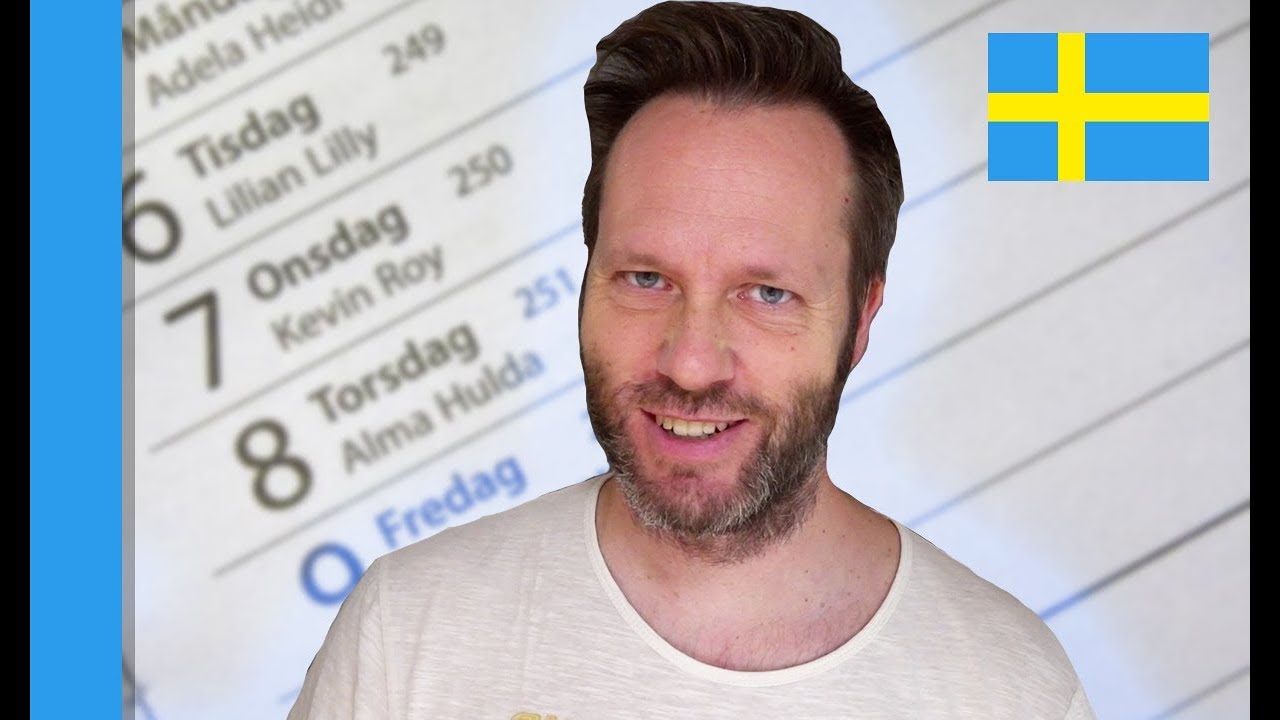 Swedish Calendar Name Days