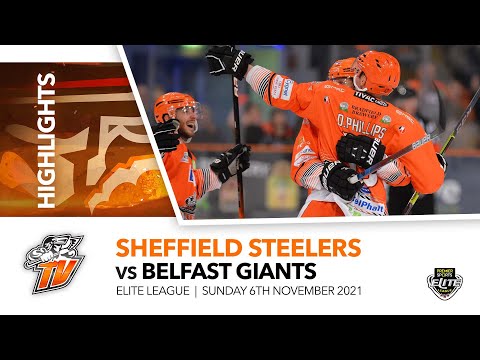 Sheffield Steelers v Belfast Giants - EIHL - 6th November 2021
