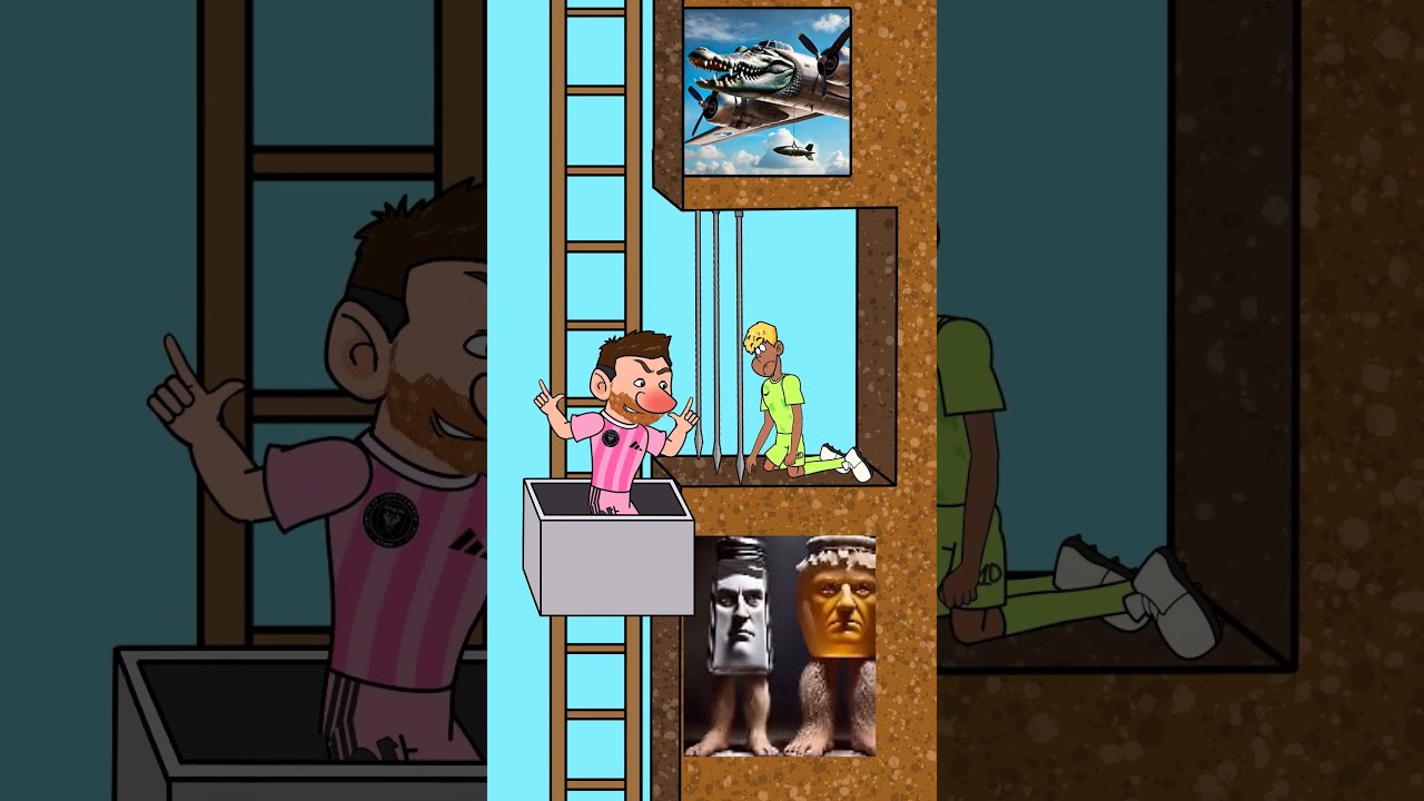 Ronaldo and Messi in a continuous singing challenge to find the treasure, who won? Singing Challenge