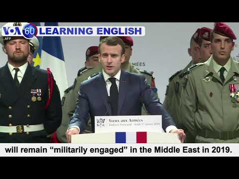 VOA60です。2019年1月17日 (VOA60: January 17, 2019)