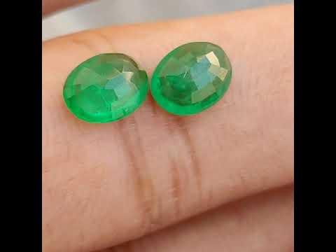 Natural Emerald Pair -3.10 Carat