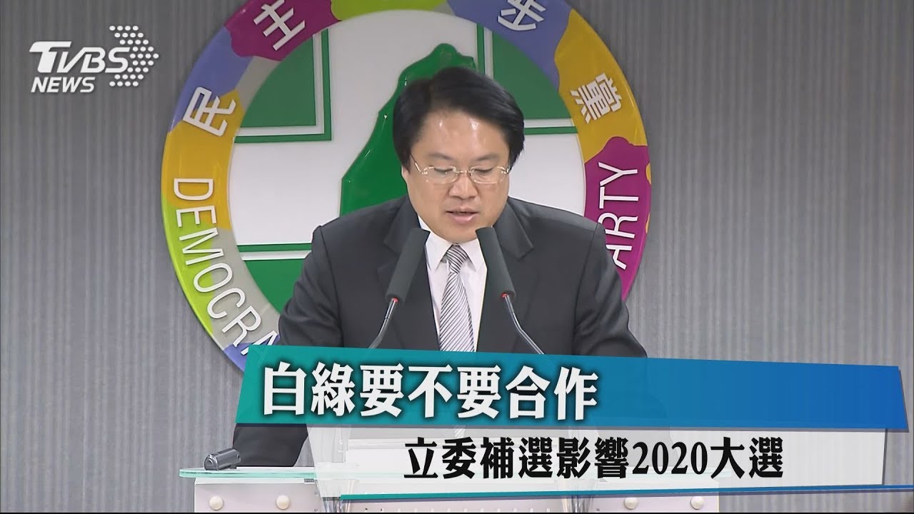 白綠要不要合作 立委補選影響2020大選