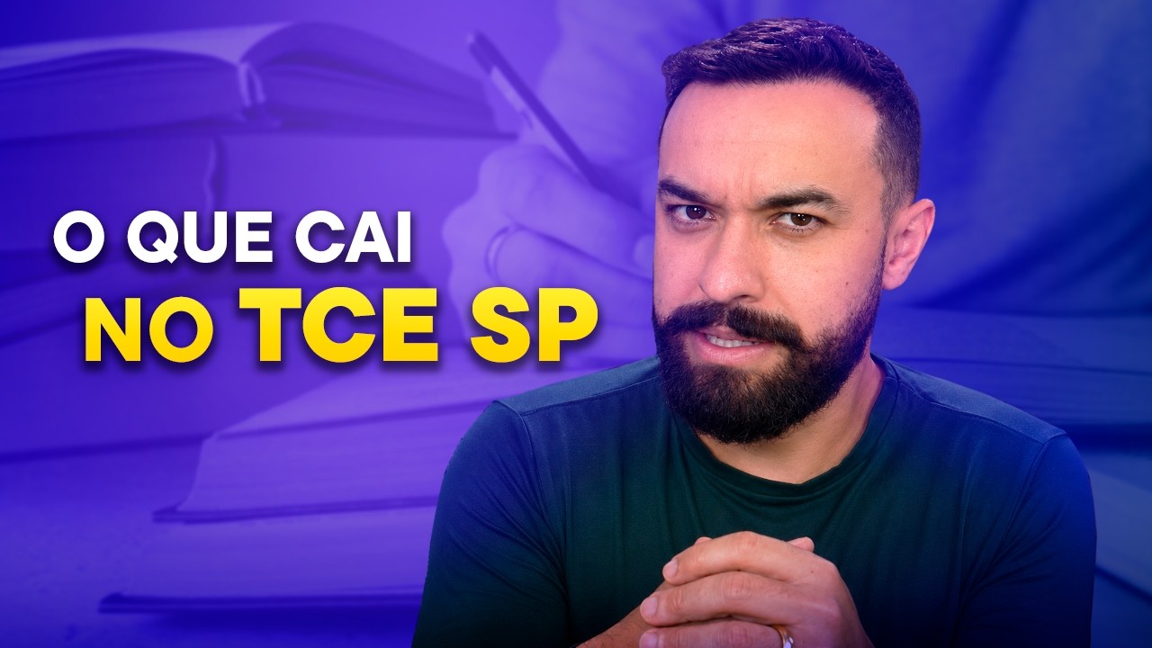 TCE SP 2026: O QUE ESTUDAR? Conteúdo programático completo por área