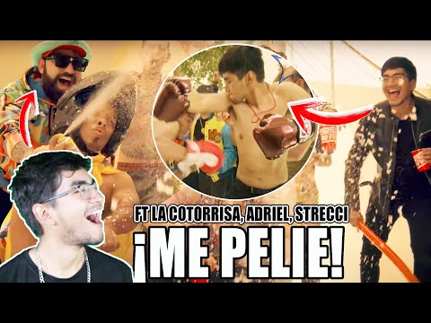 ¡SALI EN CONTIGO NO FUE! Y ME PELEO 😱🔥 FT LA COTORRISA, ADRIEL FAVELA, STRECCI (Detrás de Cámaras)