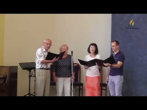 BB kvarteto - Stojím a klopem u dverí - bohoslužba 09.07.2022 - zbor CASD B.Bystrica 2