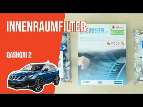 Wie Qashqai 2 Innenraumfilter wechseln 👃