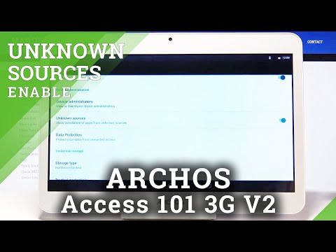 How to Activate Unknown Sources in ARCHOS Access 101 3G V2 – Unknown Sources Permissions