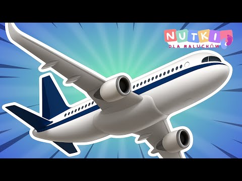 SKRZYDŁA SAMOLOTU - Piosenka o Lataniu Dla Dzieci | NutkiDlaMaluchów | Startujemy w Przestworza!