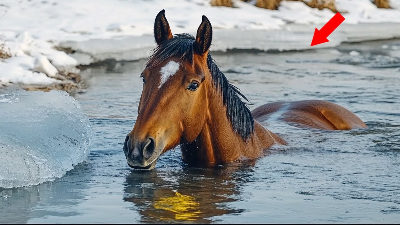 Farmer finds his horse in the pond every day, vet comes and reveals...