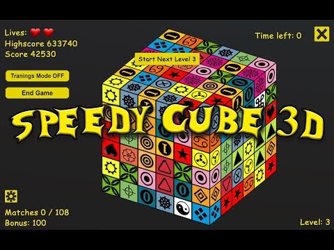 Speedy Cube 3D Video