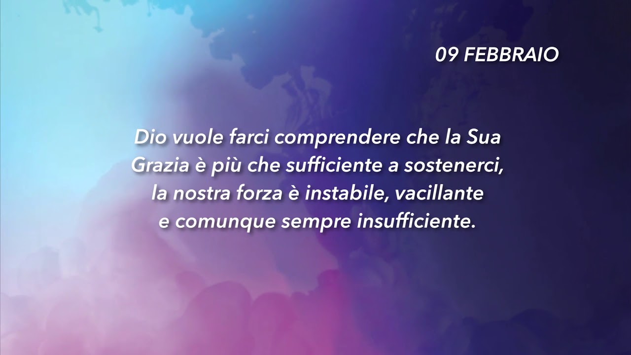 Meditazione Calendario "Parole di Vita" del 09 Febbraio 2019