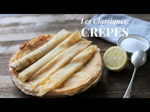 How To Make French Crêpe batter ( Crêpe suzette tutorial part 1)