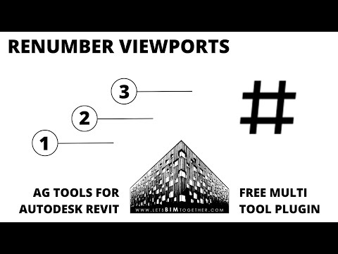 Free Revit Plugin - AG Tools - Part 17 - Renumber Viewports