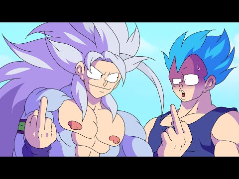 GOKU vs VEGETA - DRAGONBALL ANIMATION