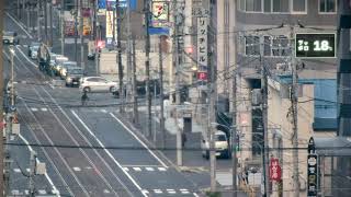 札幌市電 中央区役所前停留場 南一条通・石山通 交差点