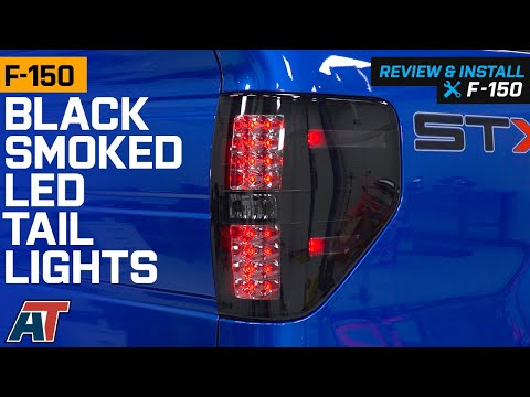 2009-2014 F150 Black Smoked LED Tail Lights Review & Install