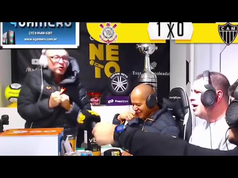 REAÇÕES DO CRAQUE NETO - CORINTHIANS 2x0 ATLÉTICO MG #copadobrasil #corinthians #atleticomineiro