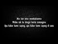 Armada Apa Kabar Sayang Lirik