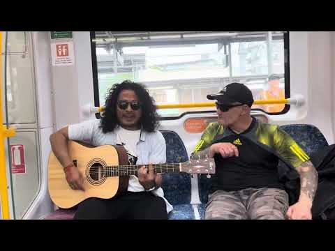Ma Prem Ma - Jam up with Foreign Busker on Train - She is Da BoMb 💥Kranti N The Unity 💥