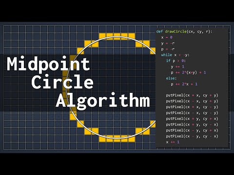 Mid Point Circle Algorithm Implementation Using Java