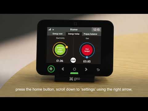 The Trio Touchbutton in-home display | Instructions | Smart meters