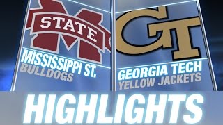 Mississippi State vs Georgia Tech | 2014 ACC Football Highlights