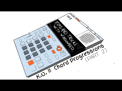 Chord progressions in different keys and modes on the EP-133 K.O. II (music theory part 2)