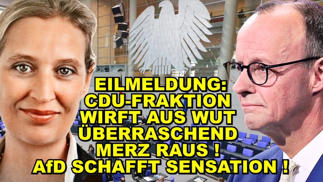 EIL: CDU-Fraktion WIRFT MERZ RAUS!