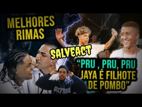 AQUECIMENTO Salveact - BDA 6 ANOS MELHORES RIMAS😲 (COM LEGENDA) | REACT