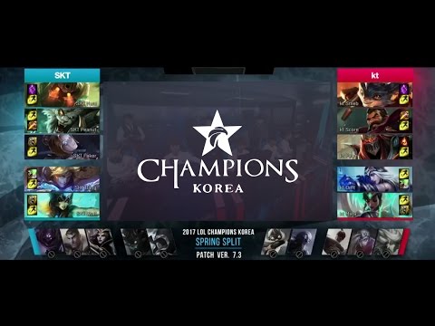 [2017 LCK Spring] SKT vs KT Game 2 W6D3