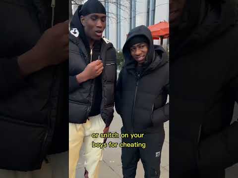 CHEAT ON YOUR GF OR SNITCH ON THE MANDEM? #shorts