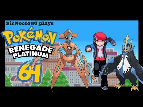 Pokemon Renegade Platinum Walkthrough 64 - Tracking Legendaries: Deoxys Kyogre Groudon Rayquaza