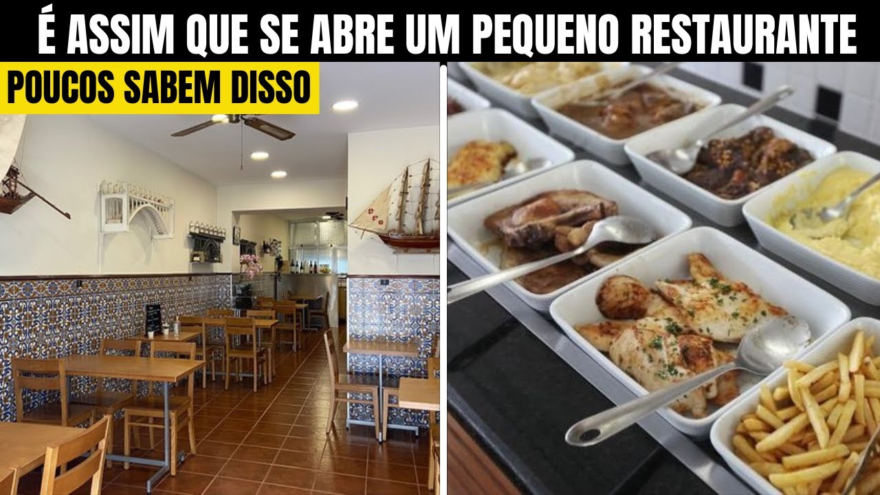 8 Passos para ABRIR um PEQUENO RESTAURANTE caseiro