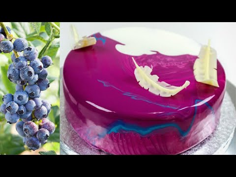 Glazed Chocolate Blueberry Cheesecake Recipe